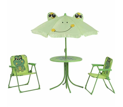 Siena Garden Kindersitzgruppe Froggy 4 teilig grün