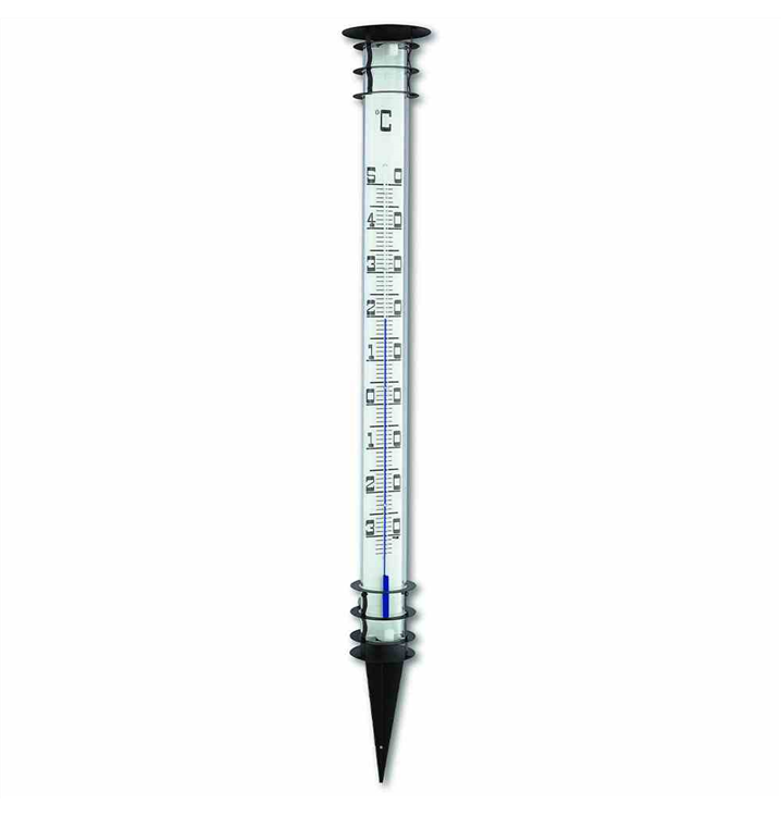 TFA Gartenthermometer Min-Max 10.2007 - Alu Außenthermometer Für Garten & Balkon