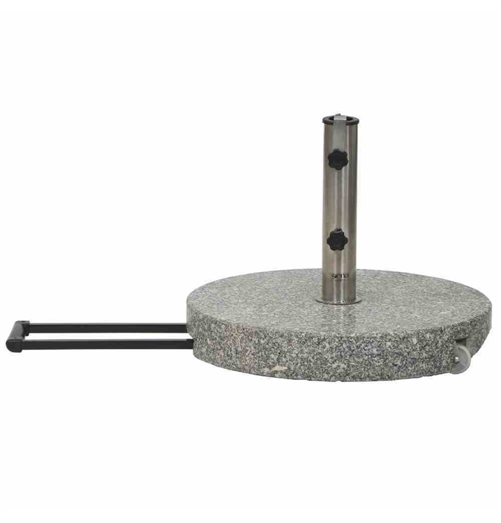 Siena Garden Granitständer Trolley 40kg 50x50x7,5cm Granit 