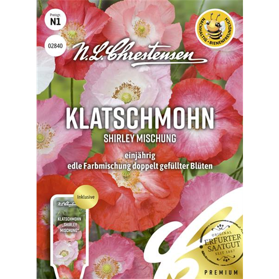 Klatschmohnsamen 'Shirley'