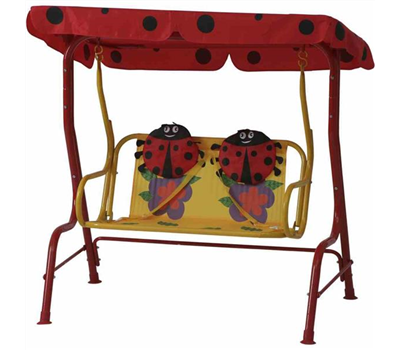 Siena Garden Kinderschaukel Marie 75x115x118 cm rot