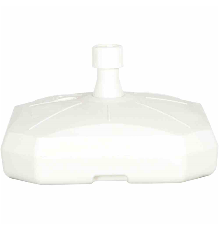 Enne Plastica Schirmständer Garda mit Rolle 50 l weiß