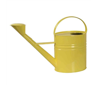 Siena Garden Gießkanne , 10 Liter, 56x19x40 cm gelb Stahlblech