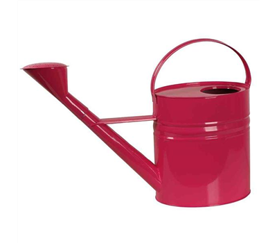 Siena Garden Gießkanne , 10 Liter, 56x19x40 cm pink Stahlblech