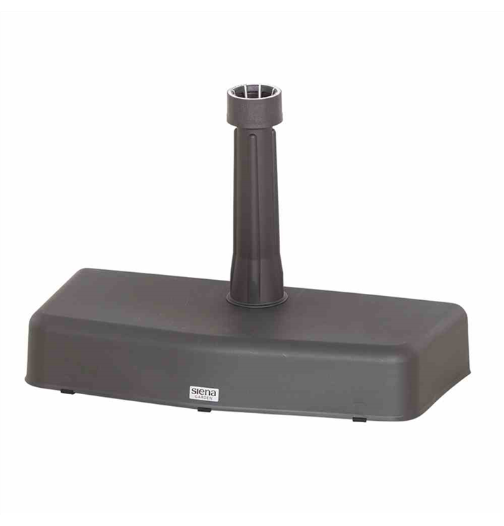 Siena Garden Schirmständer 20 kg 50x25x9 cm anthrazit Kunststoff