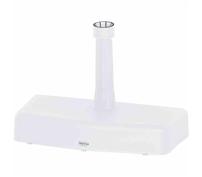 Siena Garden Schirmständer 20 kg 50x25x9 cm weiß Kunststoff