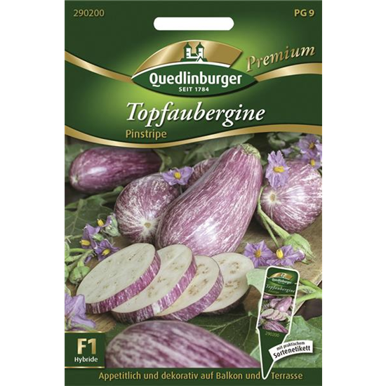 Auberginensamen 'Pinstripe F1'