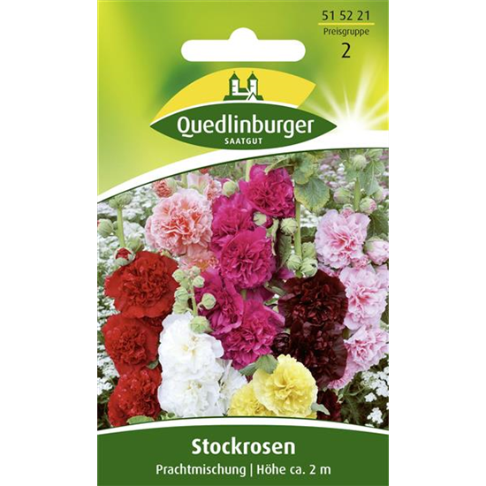 Stockrosensamen 'Prachtmischung'