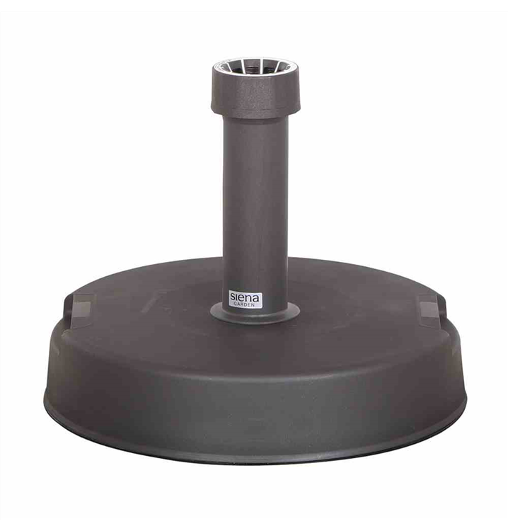 Siena Garden Schirmständer 20 kg, Ø 40x9 cm anthrazit Kunststoff