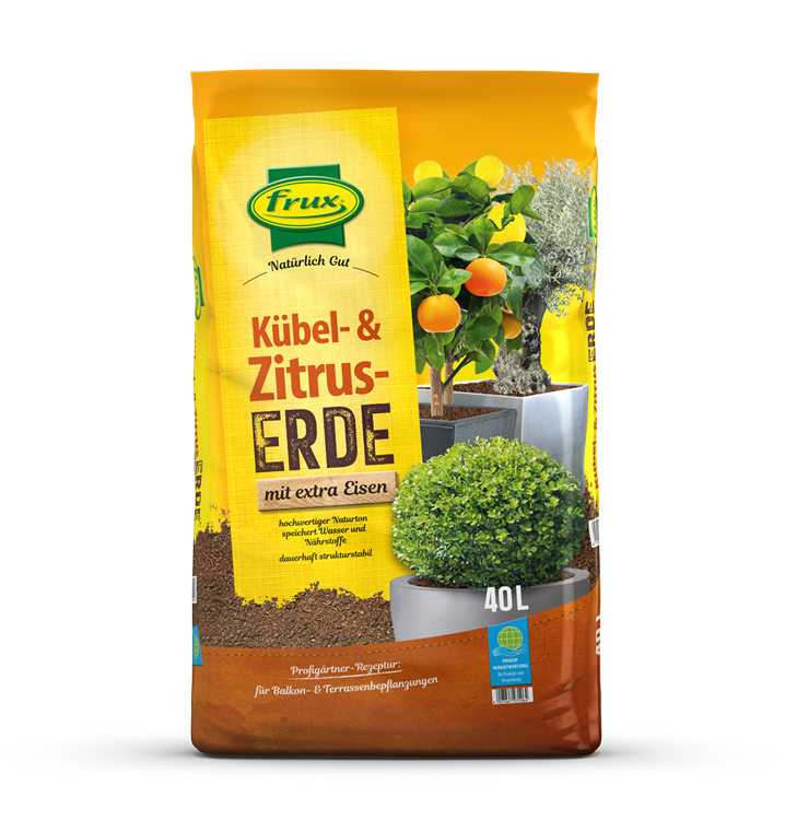 frux Kübel- & Zitruspflanzenerde -mit extra Eisen-
