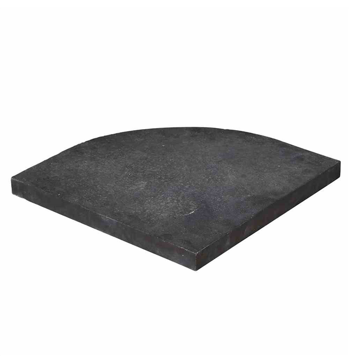 Siena Garden Celona Platte 22,5 kg 55 x 49 x 4 cm schwarz