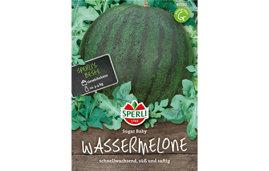 Kompakte Wassermelone 'Sugar Baby'