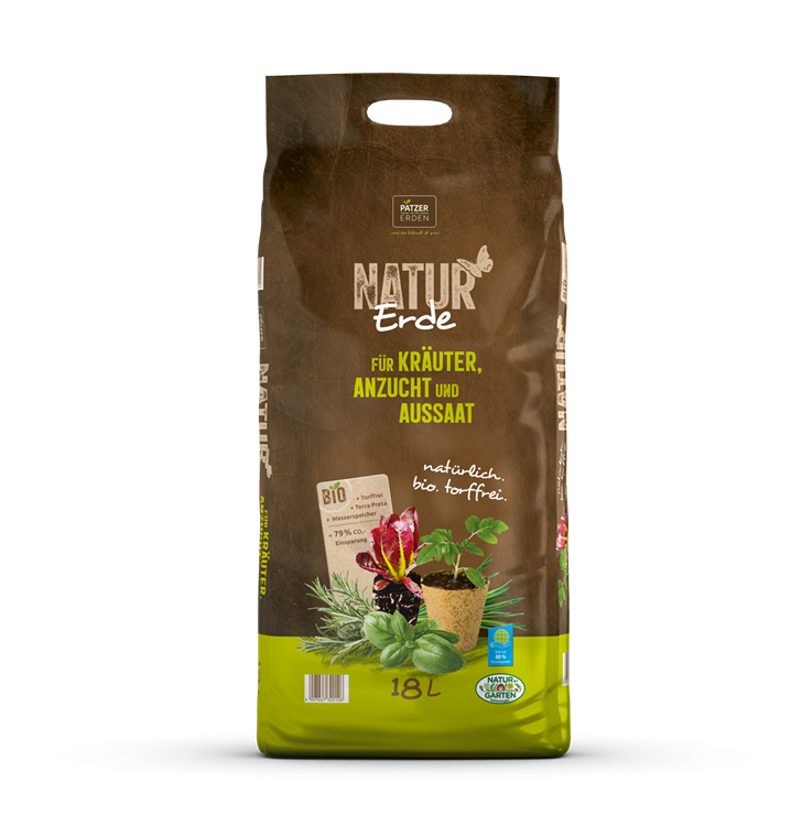 NATUR Erde für Kräuter, Anzucht und Aussaat