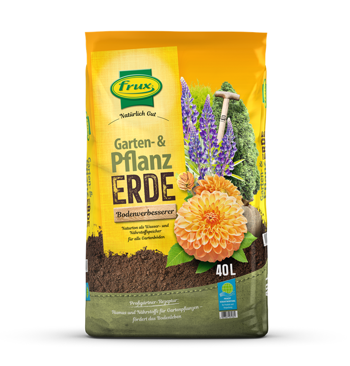 frux Garten- & Pflanzerde – Bodenverbesserer