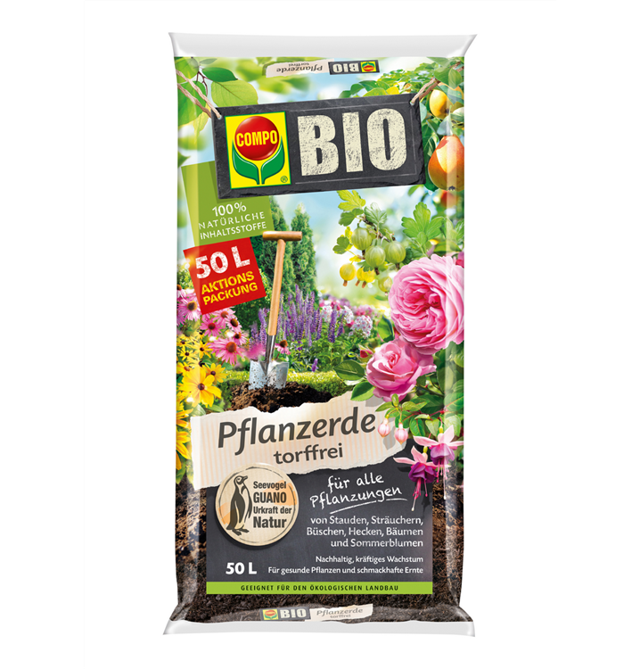 Compo BIO Pflanzerde torffrei 