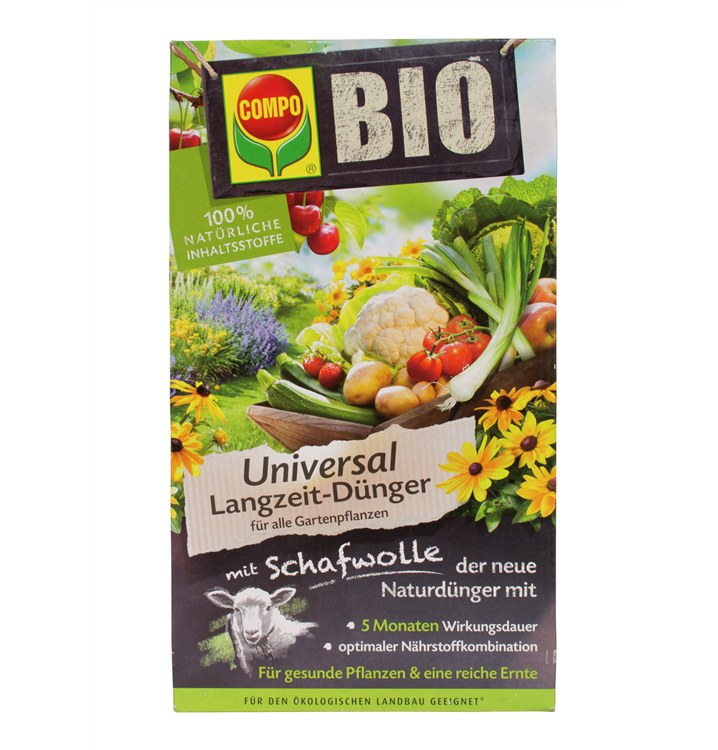 Compo BIO Universal Langzeit-Dünger mit Schafwolle 