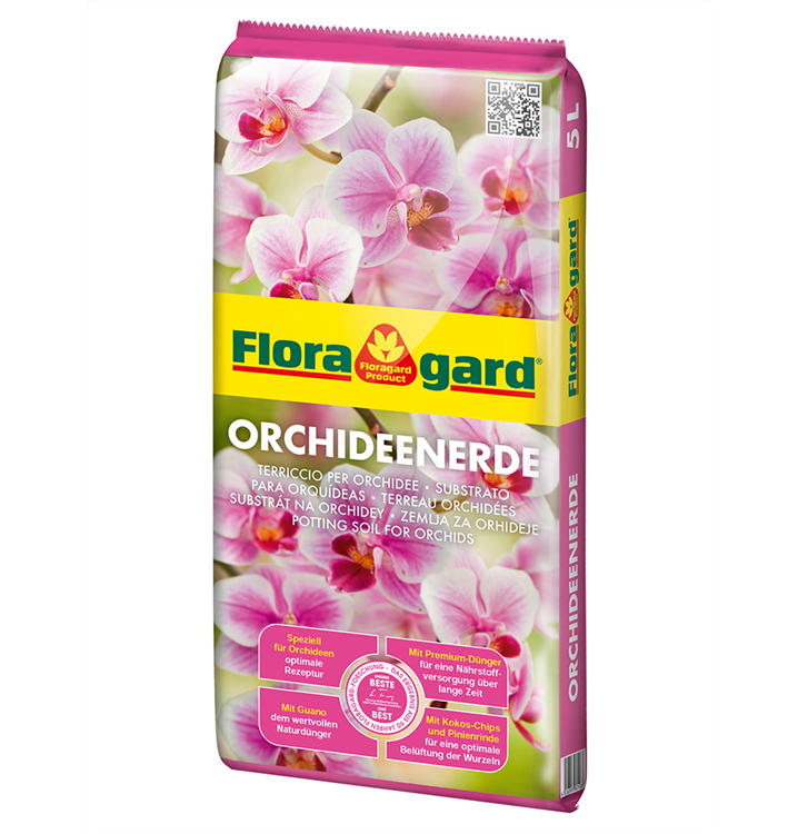 Torffreie Spezialerde für anspruchsvolle Orchideen