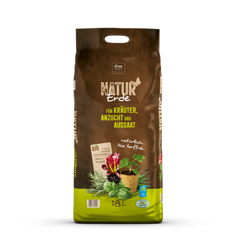 NATUR Erde für Kräuter, Anzucht und Aussaat